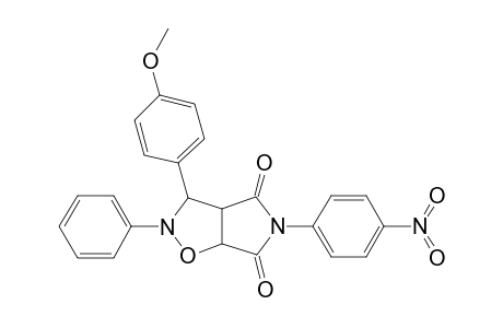 3-(4-Methoxyphenyl)-5-(4-nitrophenyl)-2-phenyl-3a,6a-dihydro-3H-pyrrolo[3,4-d]isoxazole-4,6-dione