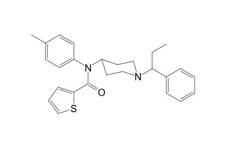 N-4-Methylphenyl-N-[1-(1-phenylpropyl)piperidin-4-yl]thiophene-2-carboxamide