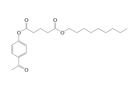 Glutaric acid, 4-acetylphenyl nonyl ester