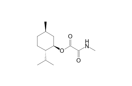 L-menthyl N-methyloxamate