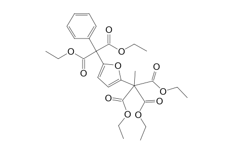 2-[1',1',1'-tris(Ethoxycarbonyl)ethyl]-5-[.alpha.,.alpha.-bis(ethoxycarbonyl)benzyl]furan