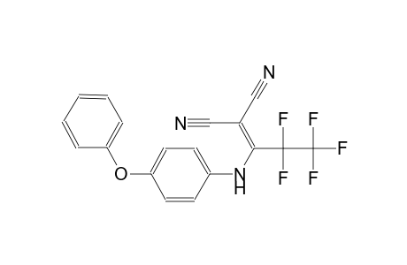 2-[2,2,3,3,3-Pentafluoro-1-(4-phenoxy-phenylamino)-propylidene]-malononitrile