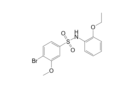 4-Bromo-N-(2-ethoxyphenyl)-3-methoxybenzene-1-sulfonamide