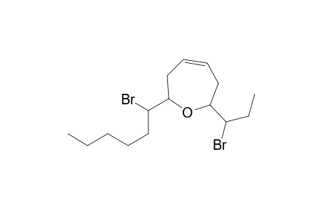 Oxepin, 2-(1-bromohexyl)-7-(1-bromopropyl)-2,3,6,7-tetrahydro-, [2R-[2.alpha.(S*),7.beta.(S*)]]-
