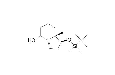 [1S-(1.alpha.,4.beta.,7a.alpha.)]-2,4,5,6,7,7a-Hexahydro-1-[(tert-butyldimethylsilyl)oxy]-7a-methyl-1H-inden-4-ol