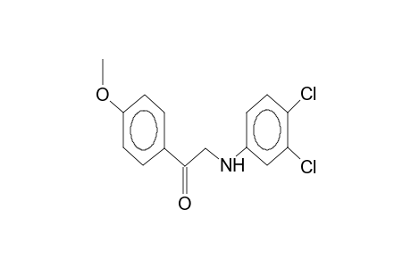 alpha-(3,4-dichloroanilino)-4-methoxyacetophenone