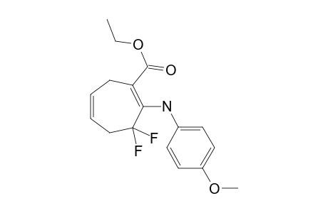(Z)-ETHYL-6,6-DIFLUORO-7-(4-METHOXYPHENYLIMINE)-3-CYCLOHEPTEN-1-CARBOXILATE;ENAMINO-FORM
