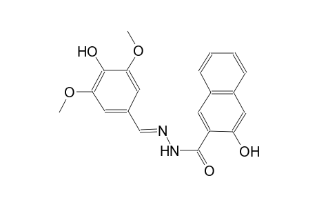 3-hydroxy-N'-[(E)-(4-hydroxy-3,5-dimethoxyphenyl)methylidene]-2-naphthohydrazide