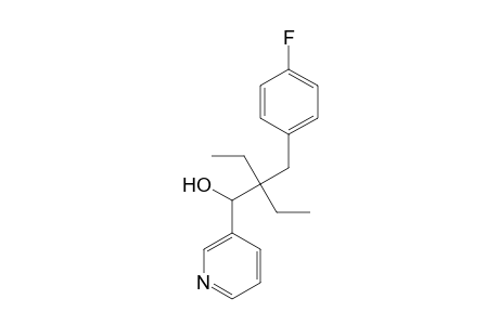 3-Pyridinemethanol, alpha-[1-ethyl-1-[(4-fluorophenyl)methyl]propyl]-