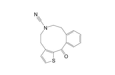 Thieno[3,2-f][3]benzazecine-6(5H)-carbonitrile, 4,7,8,13-tetrahydro-13-oxo-