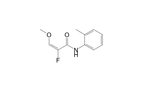 (E)-2-Fluoro-3-methoxy-2'-methylprop-2-enanilide
