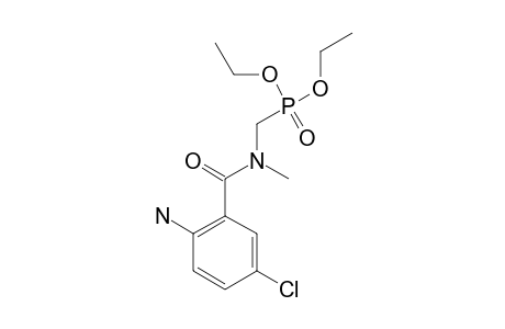 DIETHYL-[(2-AMINO-5-CHLORO-N-METHYLBENZAMIDO)-METHYL]-PHOSPHONATE
