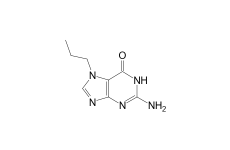 2-Amino-7-propyl-1,7-dihydro-6H-purin-6-one