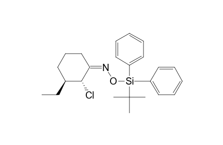 Cyclohexanone, 2-chloro-3-ethyl-, O-[(1,1-dimethylethyl)diphenylsilyl]oxime, (1E,2.alpha.,3.beta.)-(.+-.)-