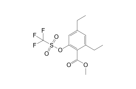 Methyl 2,4-diethyl-6-(trifluoromethylsulfonyloxy)benzoate