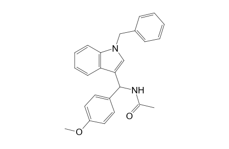 N-[(1-Benzyl-1H-indol-3-yl)(4-methoxyphenyl)methyl]acetamide