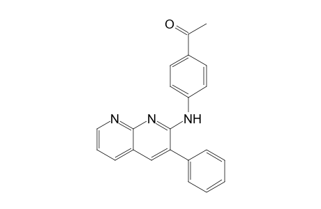 2-(4-Acetylphenylamino)-3-phenyl-1,8-naphthyridine