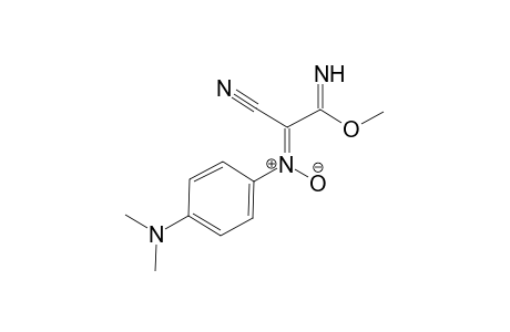 Methyl [(4-dimethylamino)phenylimino]-cyanoimidoacetate - N-oxide