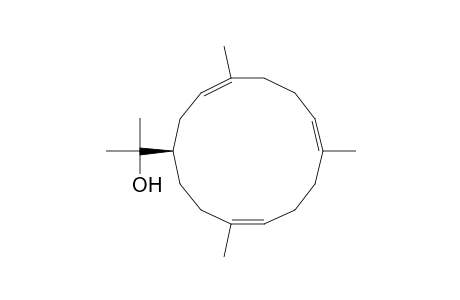 3,7,11-Cyclotetradecatriene-1-methanol, .alpha.,.alpha.,4,8,12-pentamethyl-, [R-(Z,Z,Z)]-