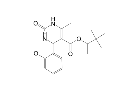 5-pyrimidinecarboxylic acid, 1,2,3,4-tetrahydro-4-(2-methoxyphenyl)-6-methyl-2-oxo-, 1,2,2-trimethylpropyl ester