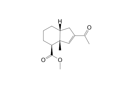 Methyl 2-acetyl-3 .beta.-methyl-3.alpha.,4,5,6,7,7a-hexahydroindan-4.beta-carboxylate