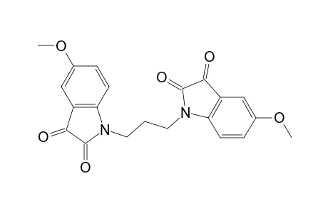 1H-Indole-2,3-dione, 1,1'-(1,3-propanediyl)bis[5-methoxy-