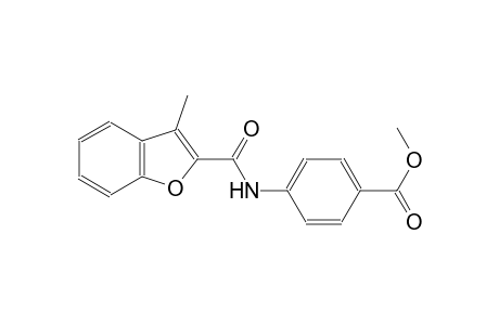 methyl 4-{[(3-methyl-1-benzofuran-2-yl)carbonyl]amino}benzoate