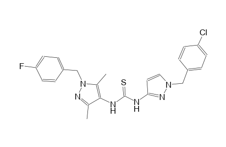 N-[1-(4-chlorobenzyl)-1H-pyrazol-3-yl]-N'-[1-(4-fluorobenzyl)-3,5-dimethyl-1H-pyrazol-4-yl]thiourea
