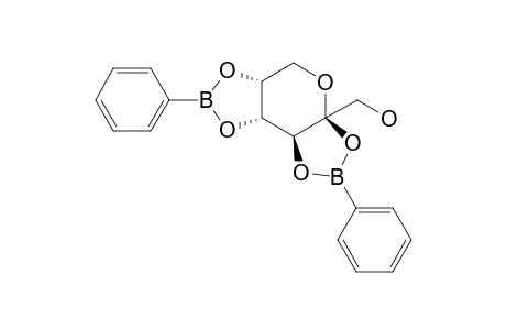 BETA-D-FRUCTOPYRANOSIDE-2,3:4,5-BIS-(PHENYLBORONATE)
