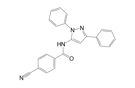 4-Cyano-N-(1,3-diphenyl-1H-pyrazol-5-yl)benzamide