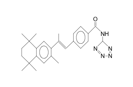 1-(4-[5-Tetazolyl-aminocarbonyl]-phenyl)-trans-2-1,1,4,4,6-pentamethyl-7-tetralinyl)-propene