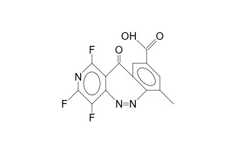1,3,4-Trifluoro-7-methyl-pyrido(4,3-C)(1,2)benzodiazepin-11-one-9-carboxylic acid