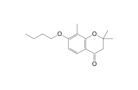 7-[Butoxy]-2,2,8-trimethyl-4-chromanone