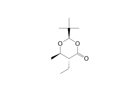 (2R,5R,6R)-2-tert-Butyl-5-ethyl-6-methyl-1,3-dioxan-4-one