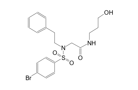 acetamide, 2-[[(4-bromophenyl)sulfonyl](2-phenylethyl)amino]-N-(3-hydroxypropyl)-