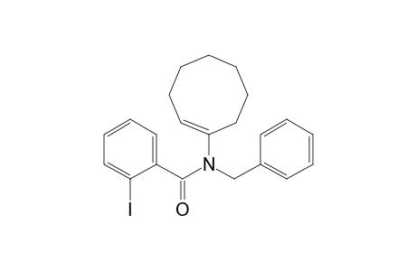 Benzamide, N-1-cycloocten-1-yl-2-iodo-N-(phenylmethyl)-