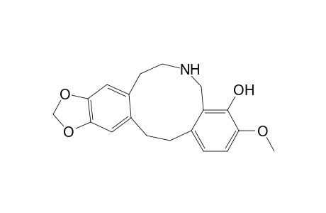 5,6,7,8,14,15-Hexahydro-3-methoxy-benzo[e][1,3]dioxolo[4,5-k][3]benzazecine-4-ol