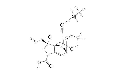 METHYL-(1R,3S,3AR,6R,8S)-8-[(TERT.-BUTYL-DIMETHYLSILYL)-OXY]-5,5-(2'',2''-DIMETHYLPROPANE-1'',3''-DIYLDIOXY)-3-HYDROXY-3-(PROP-2'-ENYL)-1,2,3,4,5,6-HEXAHYDRO