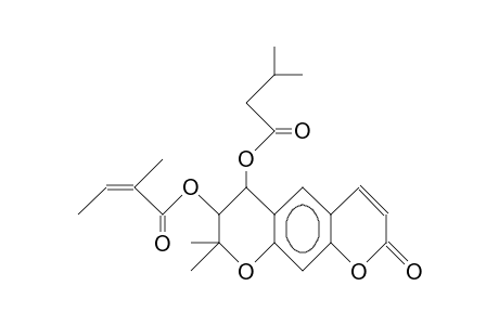 3(S)-Acetoxy-4'-isovaleryloxy-3',4'-dihydro-xanthyletin