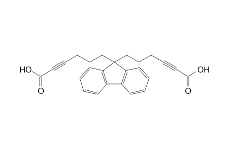 6,6'-fluoren-9-ylidenedi-2-hexynoic acid