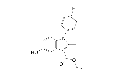 Ethyl 1-(4-fluorophenyl)-5-hydroxy-2-methylindole-3-carboxylate