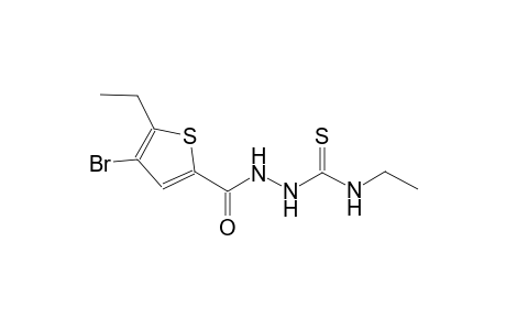 2-[(4-bromo-5-ethyl-2-thienyl)carbonyl]-N-ethylhydrazinecarbothioamide