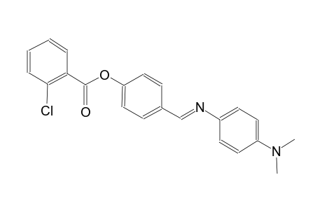 benzoic acid, 2-chloro-, 4-[(E)-[[4-(dimethylamino)phenyl]imino]methyl]phenyl ester