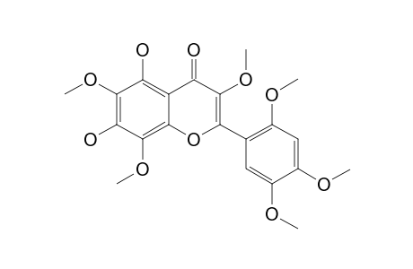 5,7-DIHYDROXY-3,6,8,2',4',5'-HEXAMETHOXYFLAVONE