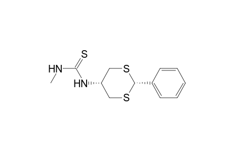 Thiourea, N-methyl-N'-(2-phenyl-1,3-dithian-5-yl)-, cis-