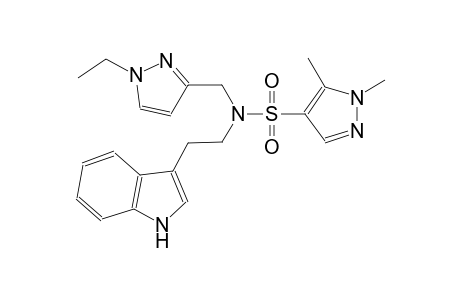 1H-pyrazole-4-sulfonamide, N-[(1-ethyl-1H-pyrazol-3-yl)methyl]-N-[2-(1H-indol-3-yl)ethyl]-1,5-dimethyl-