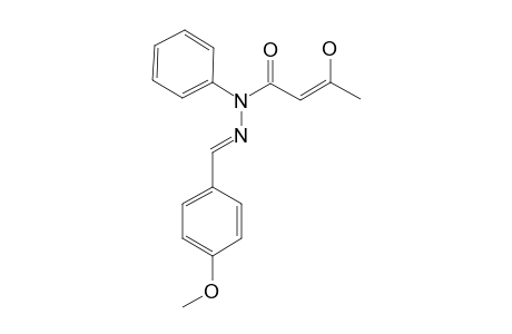 N-ACETOACETYL-N'-PARA-METHOXYBENZYLIDENE-N-PHENYLHYDRAZINE;FORM_B