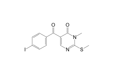 5-(4-Iodobenzoyl)-3-methyl-2-(methylthio)pyrimidin-4(3H)-one