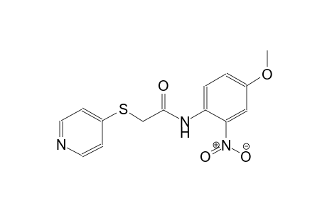 acetamide, N-(4-methoxy-2-nitrophenyl)-2-(4-pyridinylthio)-