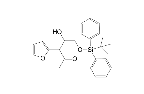 5-(tert-Butyldiphenylsiloxy)-3-(furan-2-yl)-4-hydroxypentan-2-one